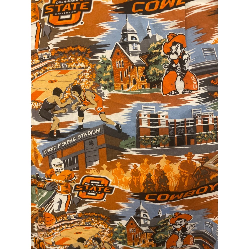 Reyn Spooner Oklahoma State Cowboys Boone Pickens Button Down Mens XL Shirt - Picture 3 of 5